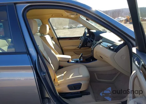 2016 BMW X3 xDrive28I из США, поврежденный, VIN 5UXWX9C57G0D64767